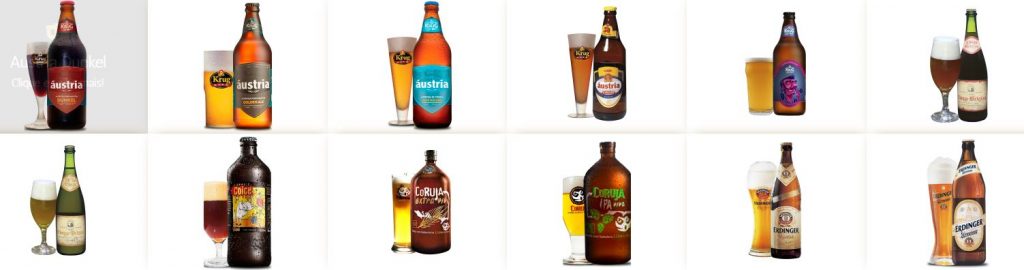 12 garrafas de cervejas, da carta de cervejas especiais do Clube do Cervejeiro Procopão